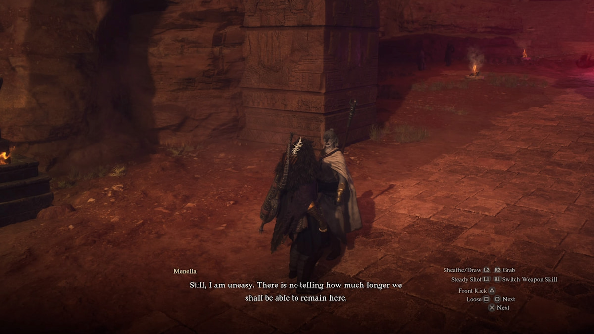 talking to ser menella in dragons dogma 2