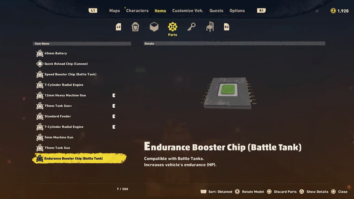 Endurance Chip in Sand Land