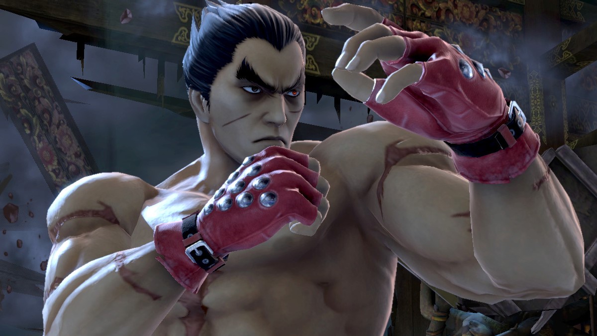 Kazuya posing in Super Smash Bros. Ultimate