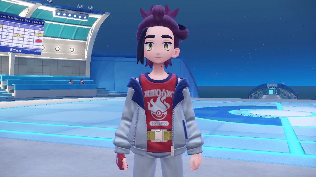 Kieran enters the battlefield in Pokemon Scarlet & Violet: The Indigo Disk