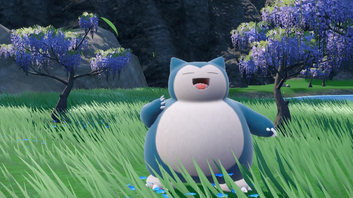 Snorlax yawns in Pokemon Scarlet & Violet