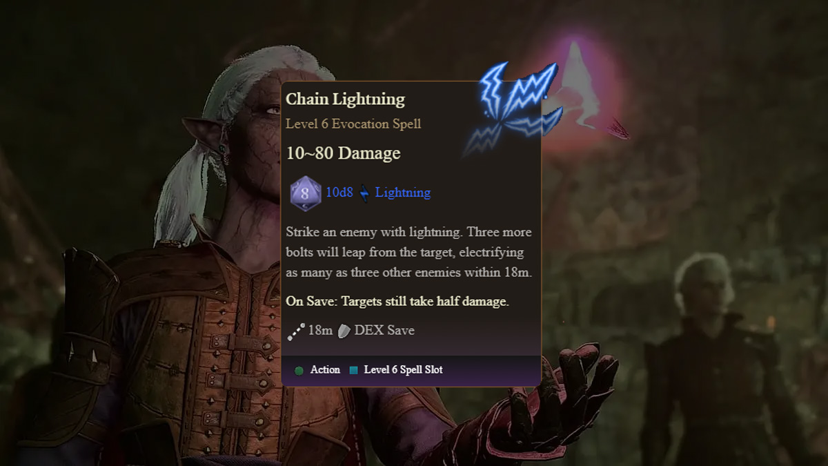 chain lightning spell description