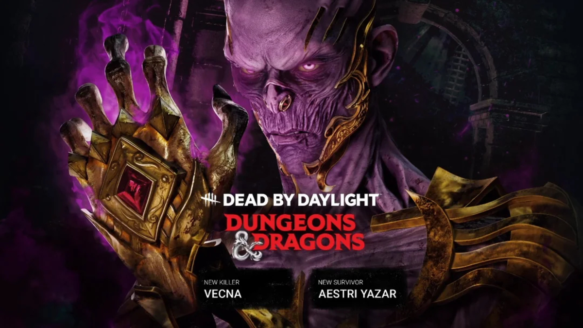 Chapter banner for the Dungeons & Dragons crossover in Dead by Daylight.