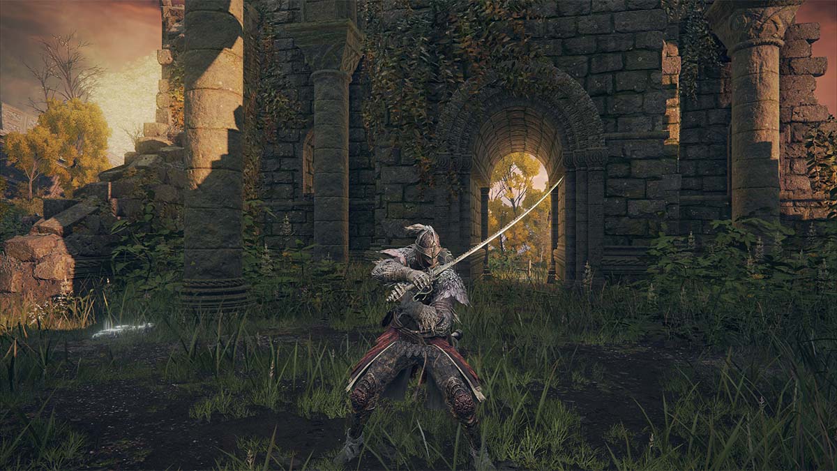 The Serpentbone Blade katana in Elden Ring