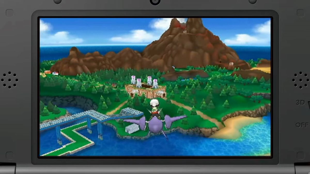 Player rides Mega Latios in Pokemon ORAS