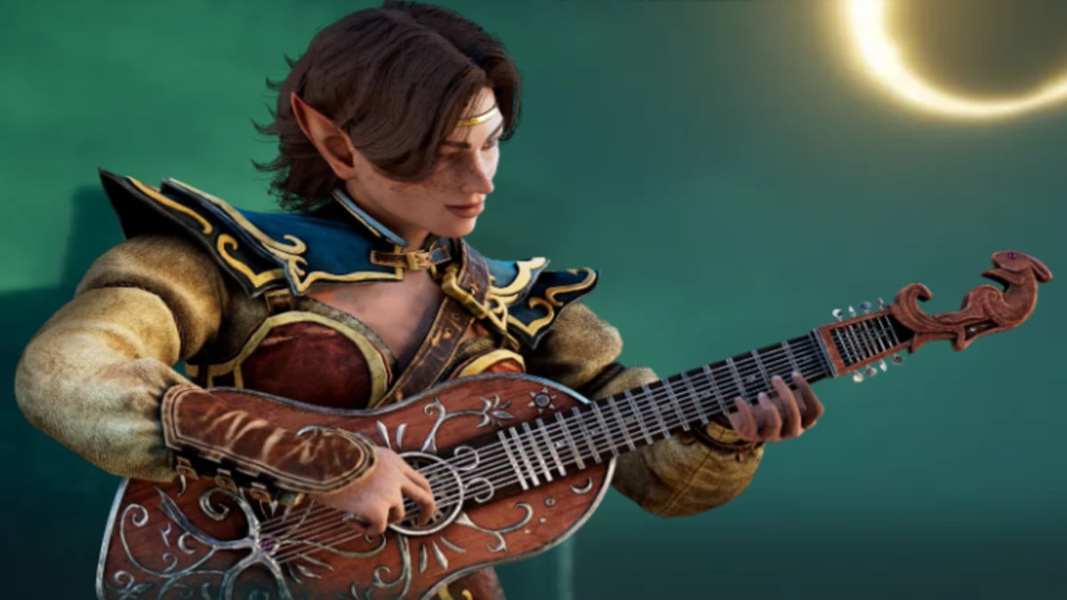 Aestri Yazar playing the lute in Dead by Daylight