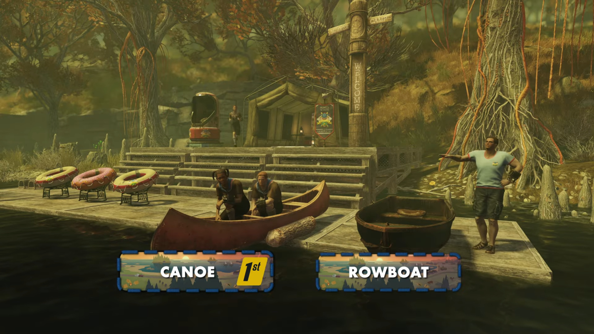 Canoe and Rowboat items in Fallout 76