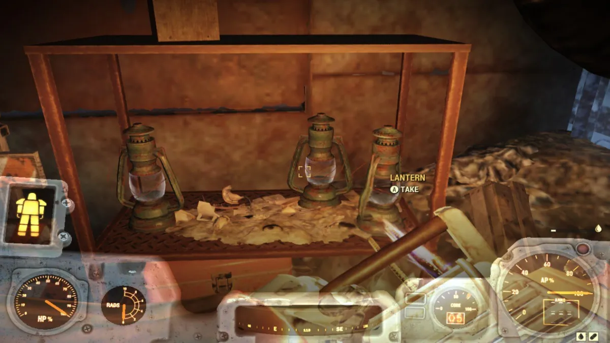 Looting Lanterns at the Gauly Mine in Fallout 76