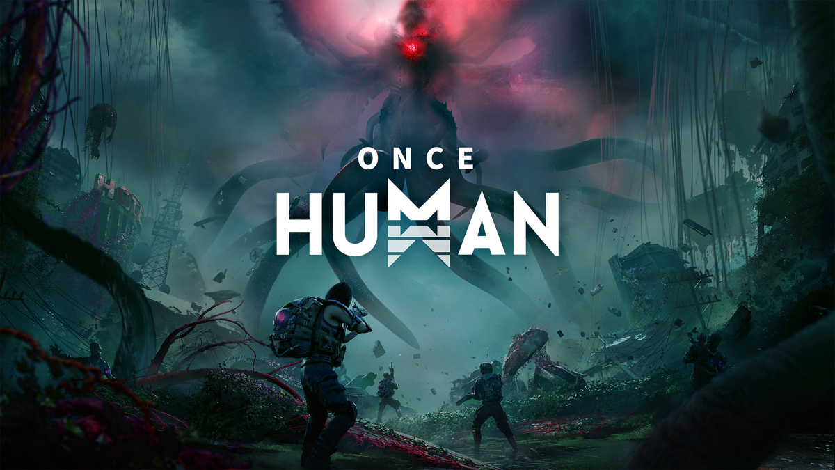 Promotional art for Once Human on the Epic Games Store page.