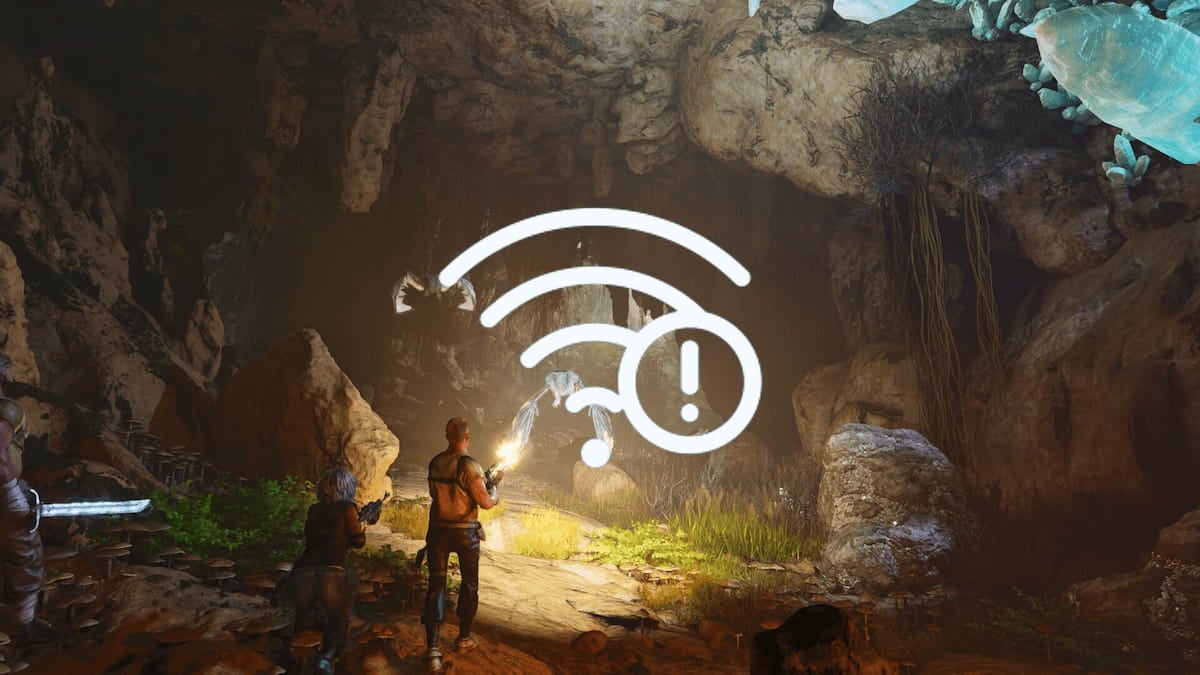 Ark Survival Ascended gameplay image with broken connection symbol