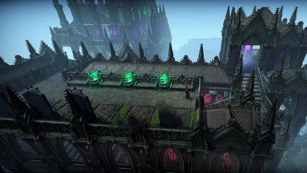 Out of Control castle design in V Rising