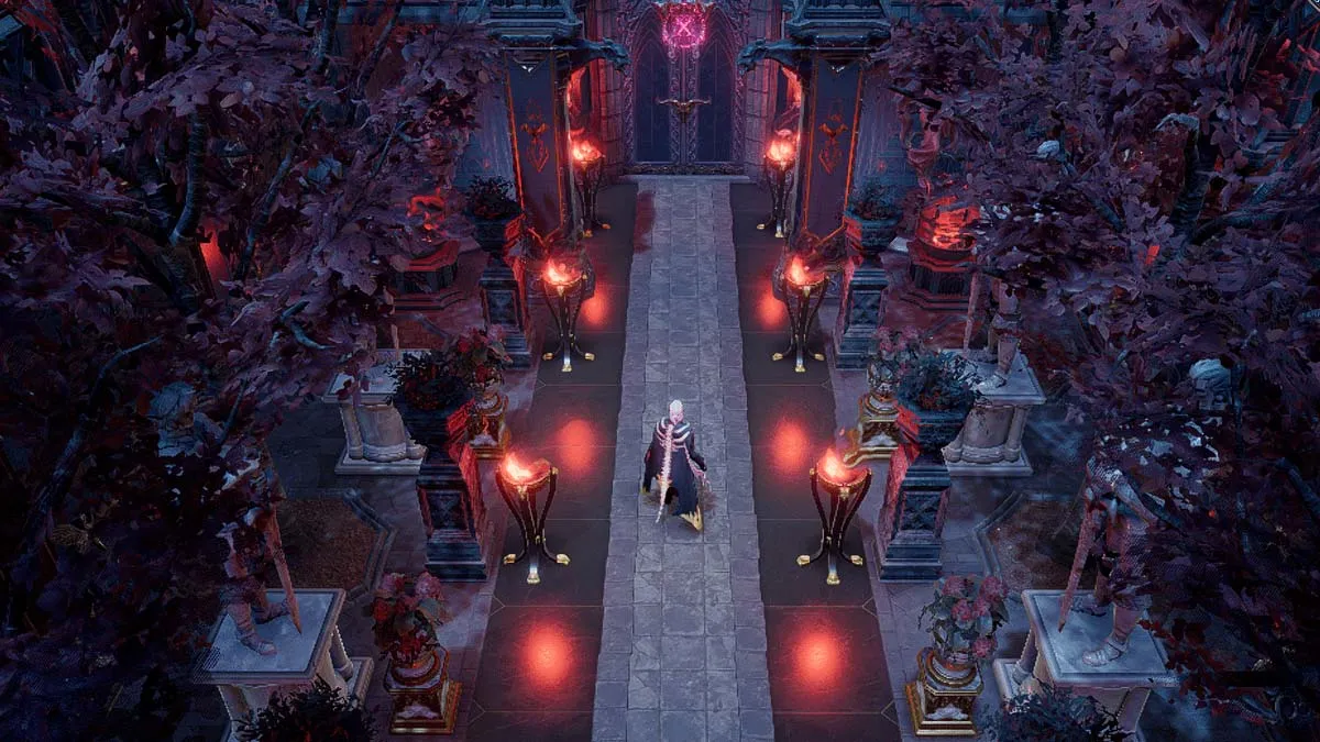 Opulent Vampire Castle Design in V Rising