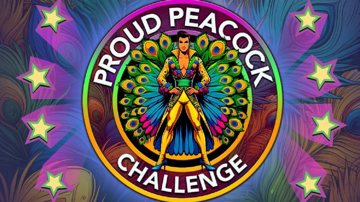 BitLife Proud Peacock Challenge Logo