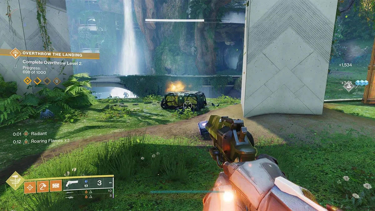 Chest near the entrance of The Landing in Destiny 2: The Final Shape