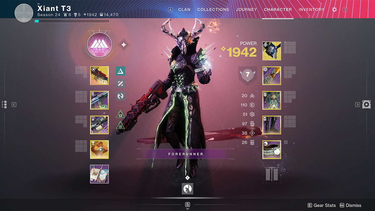 An Outbreak Perfected Warlock loadout in Destiny 2: The Final Shape