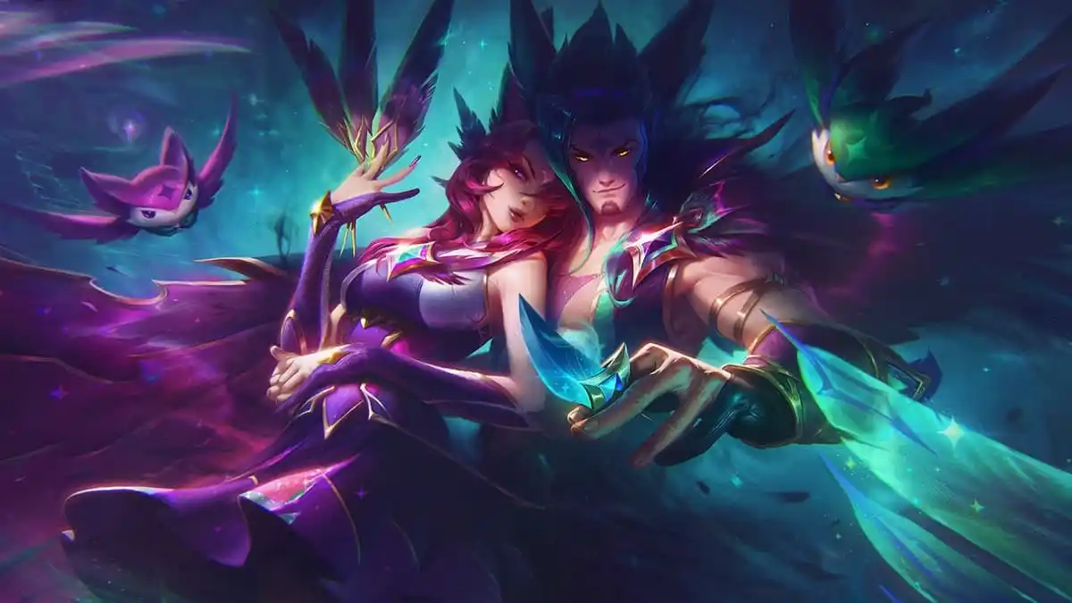 League of Legends Xayah and Rakan Star Guardians