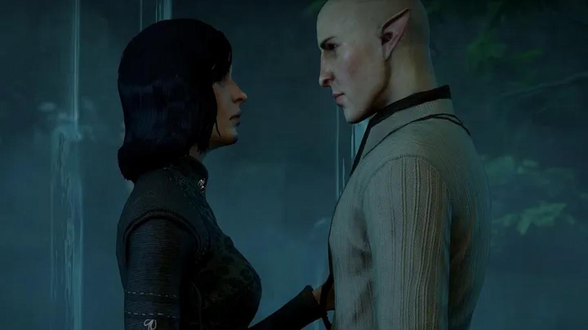 Solas and the Inquisitor romance in Dragon Age: Inquisition