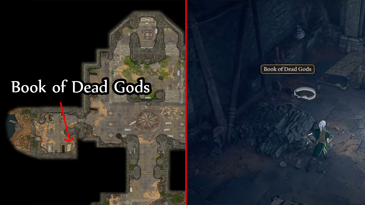 book of dead gods bg3 location