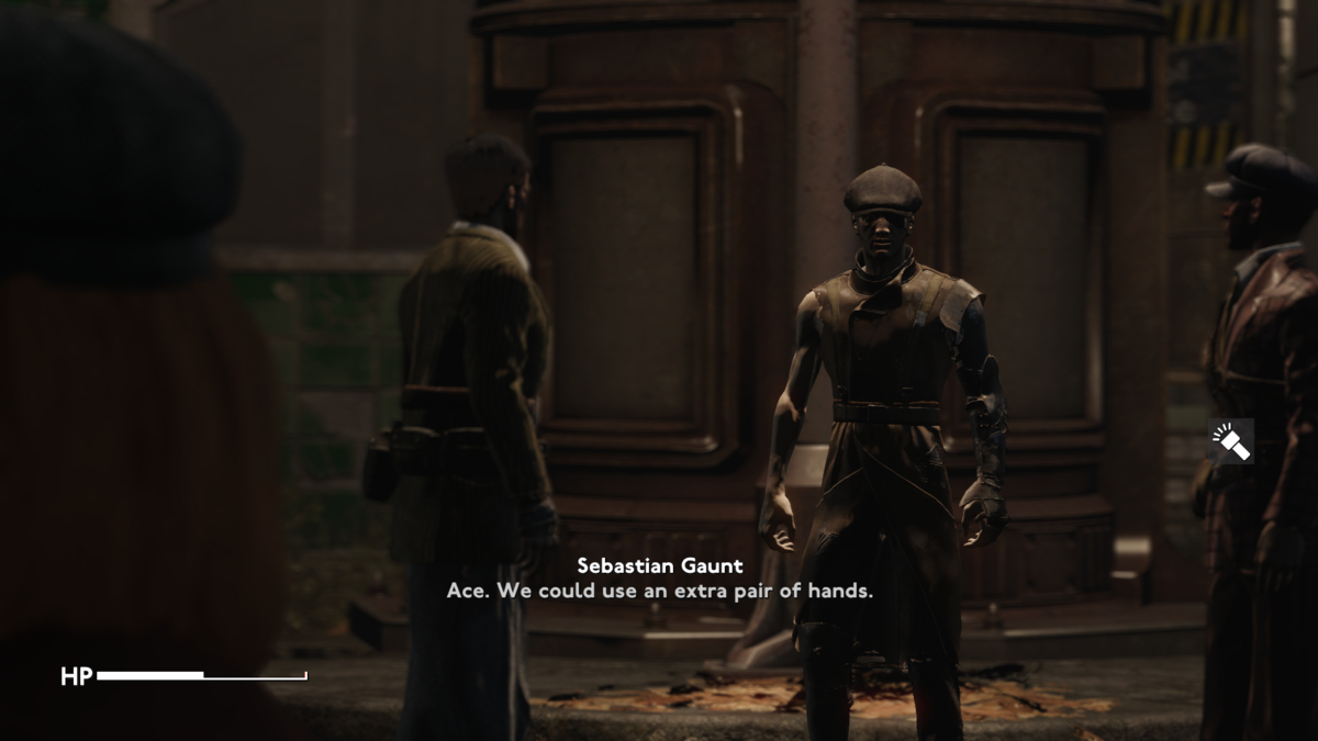 Choosing Sebastian Gaunt in Fallout London