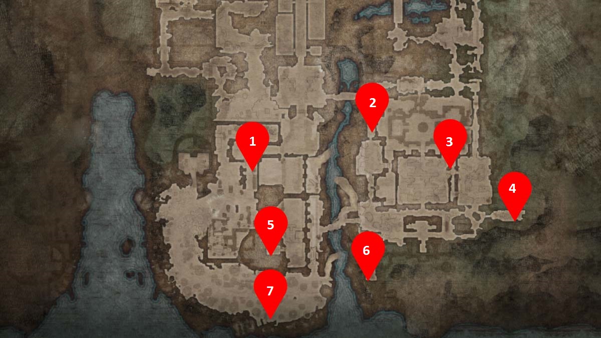 Southern Resurrection Stone Locations in Dungeonborne