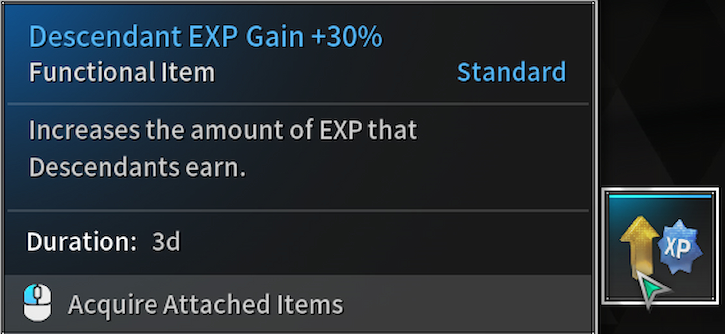 exp boost