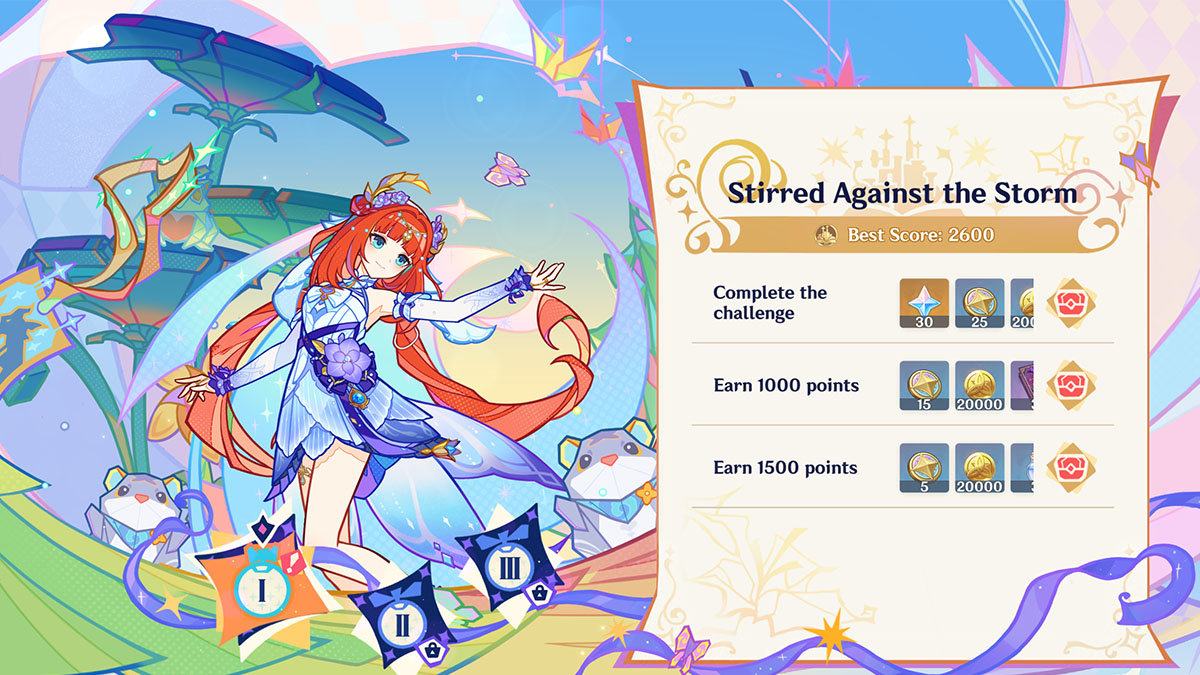 Event activity rewards for Summertide Scales and Tales in Genshin Impact