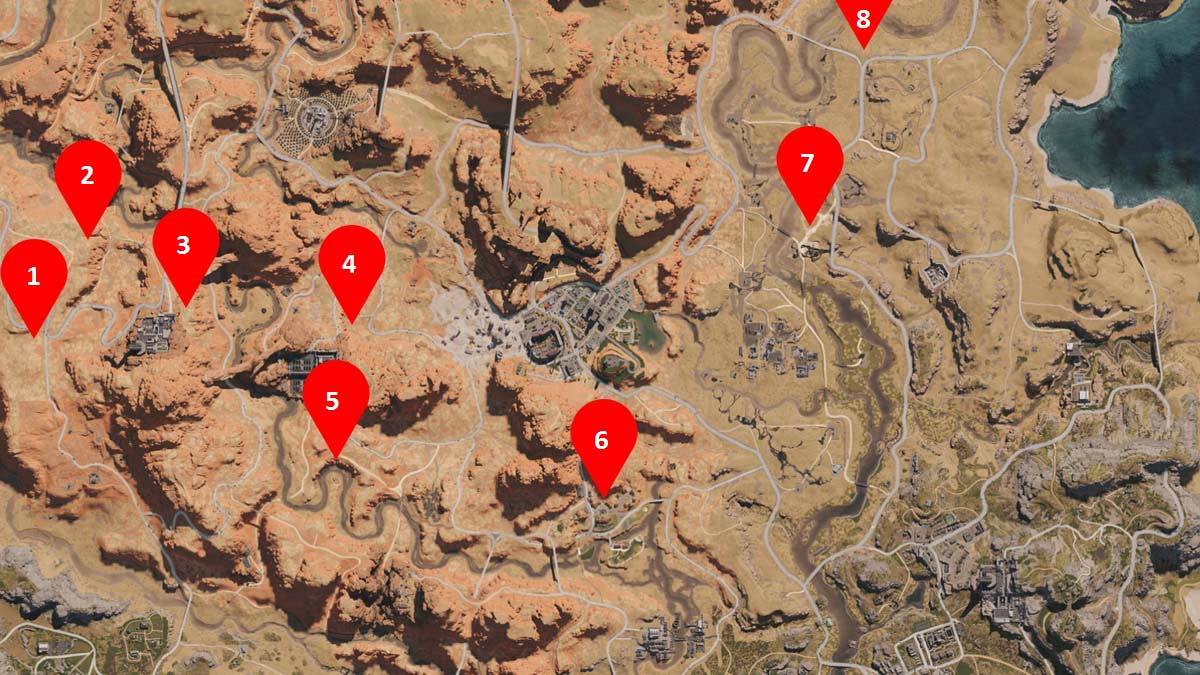 Red Sands Ore Mine Locations in Once Human