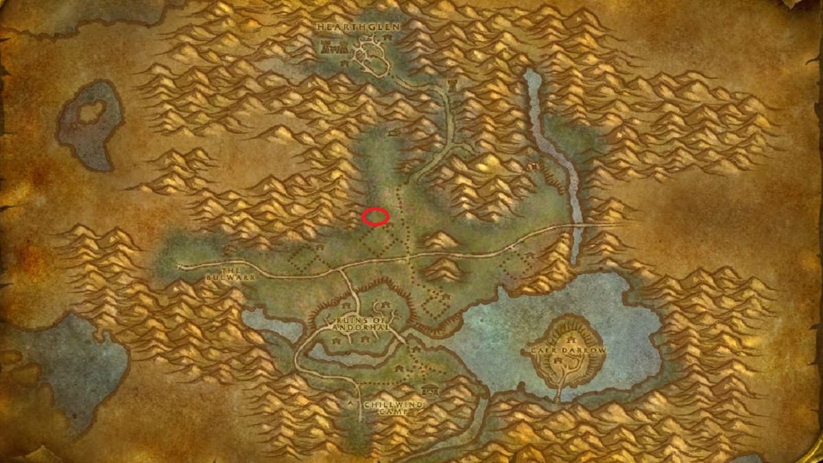 WoW SoD Phase 4 Paladin Rune Fallen Knight Map location