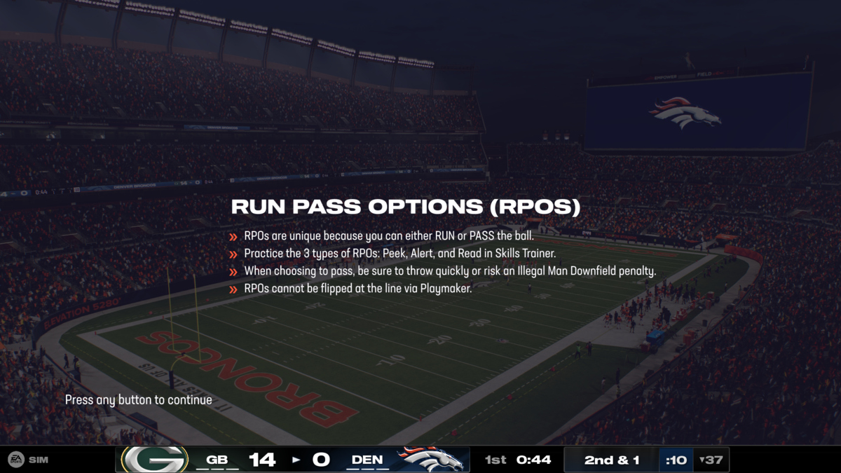 How to do an RPO correctly in Madden 25