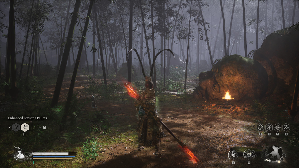 The Bamboo Forest in Black Myth Wukong.