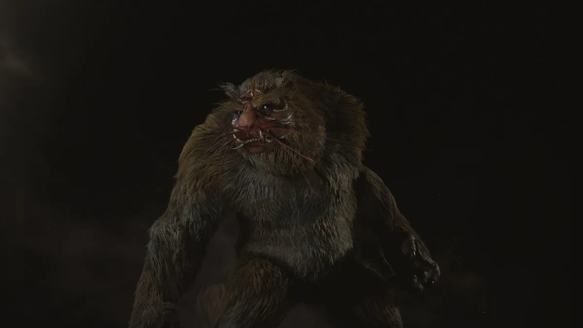 The mad tiger spirit from Black Myth: Wukong