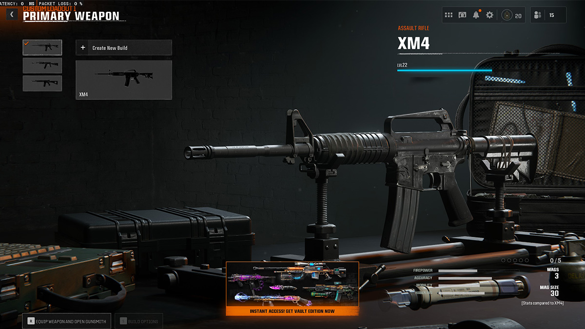 The XM4 Assault Rifle in Call of Duty: Black Ops 6