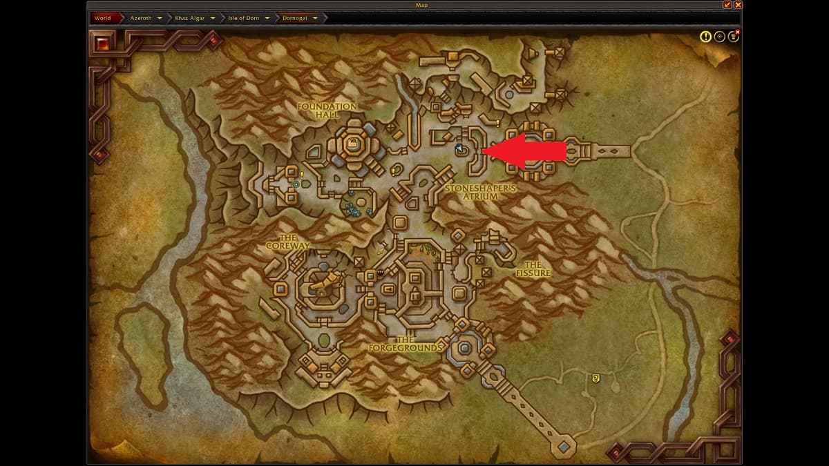 Dalaran Sewer Turtle end location in WoW War Within