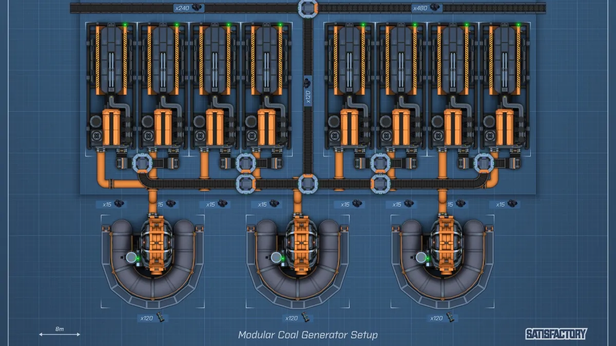 satisfactory coal generator build blueprint