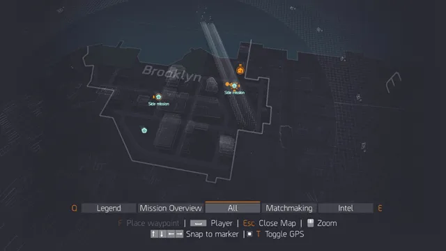 Tom Clancy's The Division map navigation