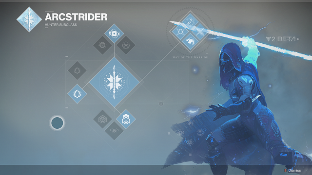 destiny 2 beta arcstrider hunter