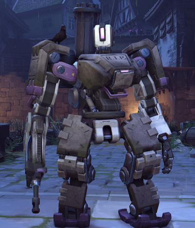 overwatch Bastion halloween skin