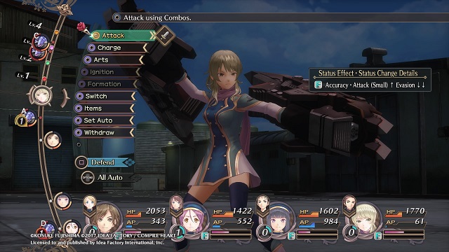 dark rose valkyrie battle system