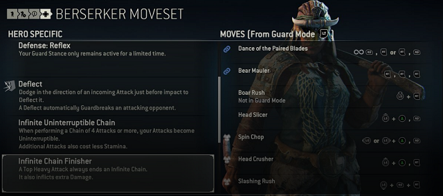 for honor berserker moves