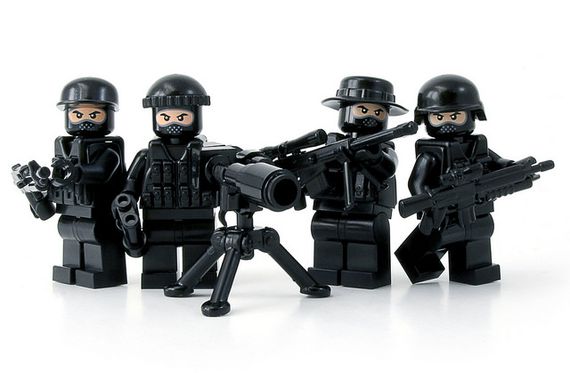 CIA Black Ops Lego Minifigure Team