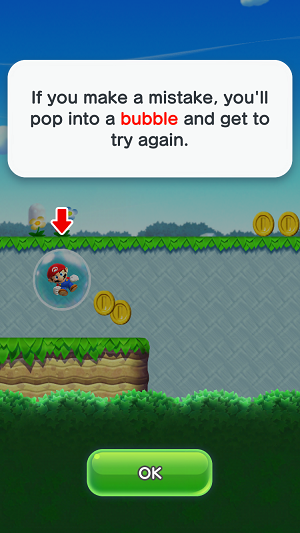 super mario run bubble