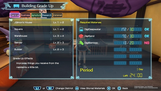 digimon world next order building upgrades