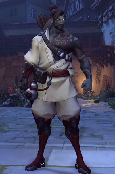 overwatch hanzo halloween skin