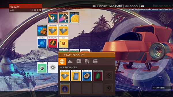 No Man’s Sky ship upgrades