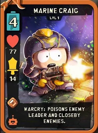 Marine Craig Best Cards Sci-Fi South Park Phone Destroyer Guide