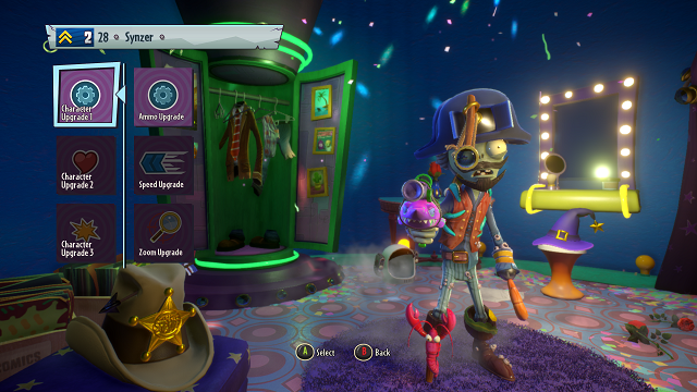 Plants vs Zombies Garden Warfare 2 Pirate character upgrades