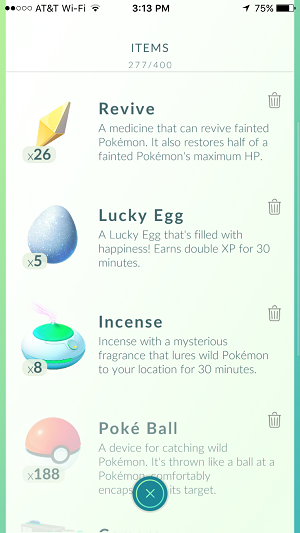 Pokemon GO Items