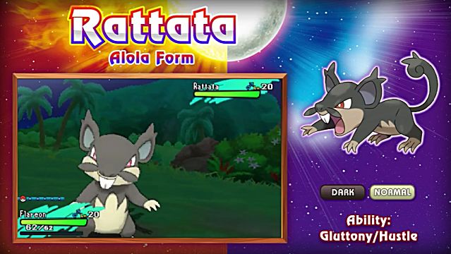 Rattata, Alola Form card.