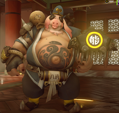 roadhog year of the rooster skin