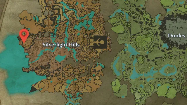 Azariel the Sunbringer location on V Rising map 